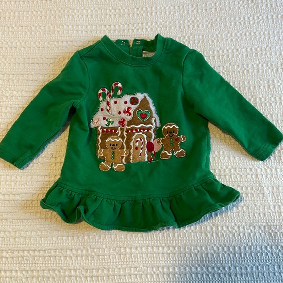 Girls Christmas Outfits Dress Shirt Bundle Size 12M - Picture 10 of 16